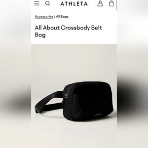 NWT Athleta All About Crossbody Belt Bag